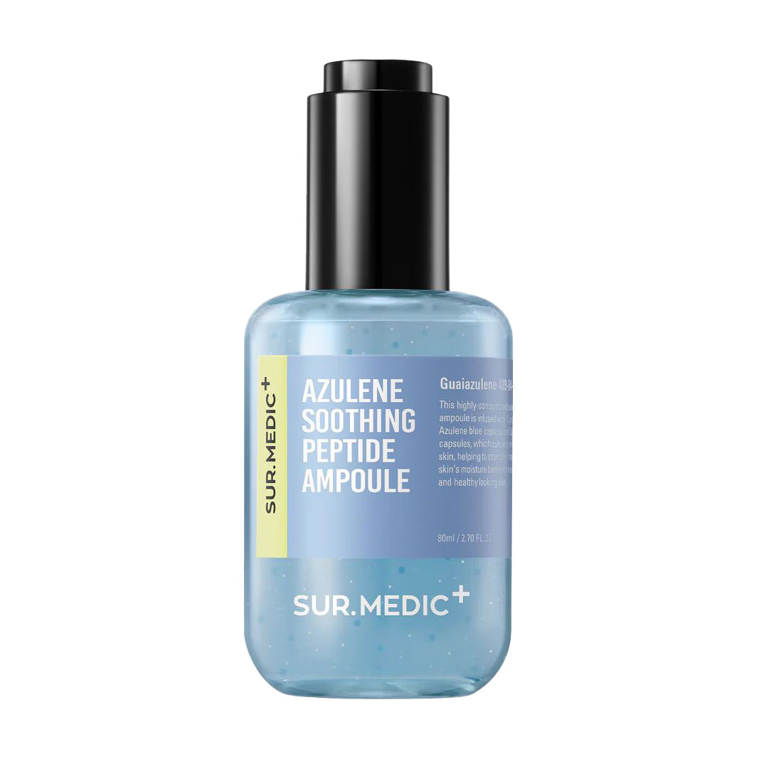 Заспокійлива ампульна сироватка для обличчя Neogen Sur.Medic+ Azulene Soothing Peptide Ampoule з азуленом та пептидами, 80 мл